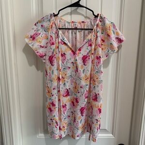 Floral Print Women's Top
